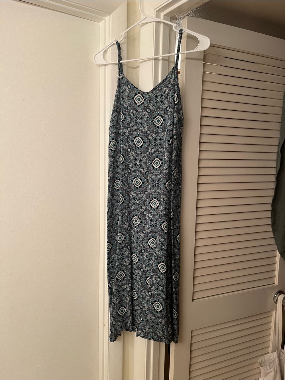 Women's Blue Patterned Dress